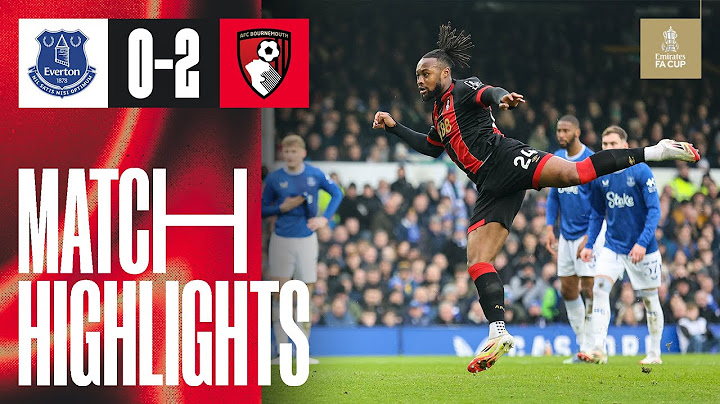 Semenyo scores THUMPING penalty to cruise into FA Cup Fifth Round | Everton 0-2 AFC Bournemouth