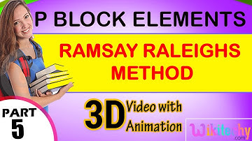 Ramsay Raleighs method p block elements  class 12 chemistry subject notes lectures cbse