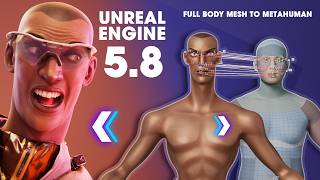 Unreal Engine 5.8 ~ How to Accurately Create a MetaHuman from Any Character Mesh   Custom Textures