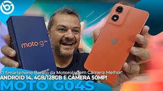 MOTO G04S | Baratinho da Motorola c/ CÂMERA MELHORADA, Android 14 e 4GB/128GB! Unboxing e Impressões