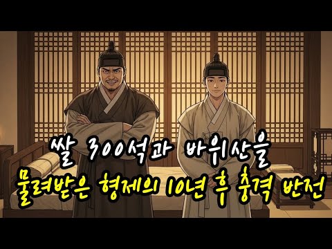 비단옷 입은 형은 거지가 되고, 맨발의 동생은 부자가 된 까닭 | 야담 | 민담 | 옛날이야기| 설화