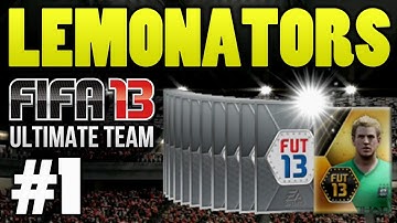 FIFA 13: Ultimate Team - Lemonators FC! - #1 - TALK ABOUT LUCK! (Road to Glory)