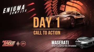 NFS:NoLimits | Maserati GranTurismo MC Stradale (Enigma Complex - Day 1 | Call to Action) - SE Guide