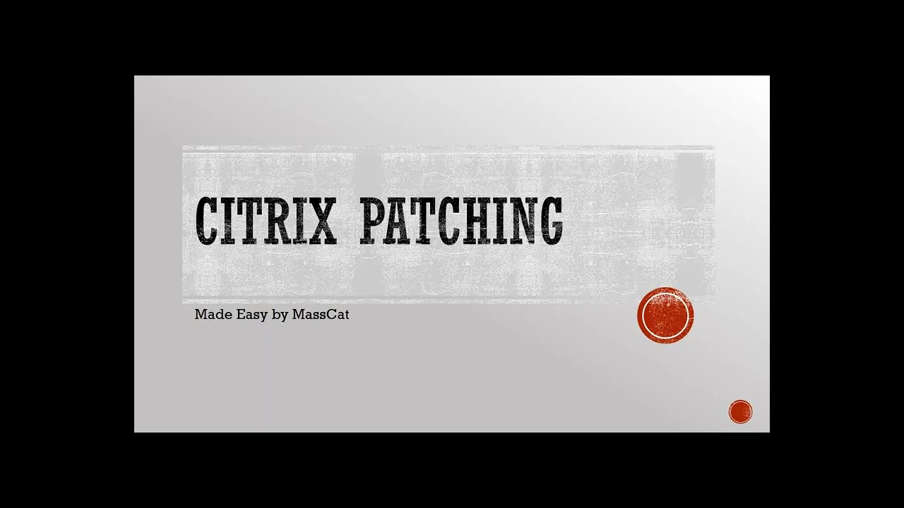 Citrix MCS Catalog Update Automation Tool