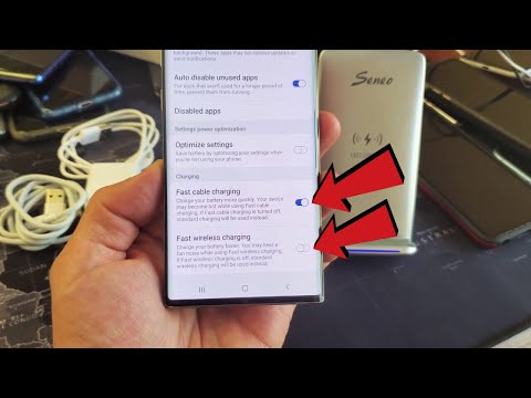 Galaxy Note 10: How to Enable FAST (Wireless & Cable) Charging