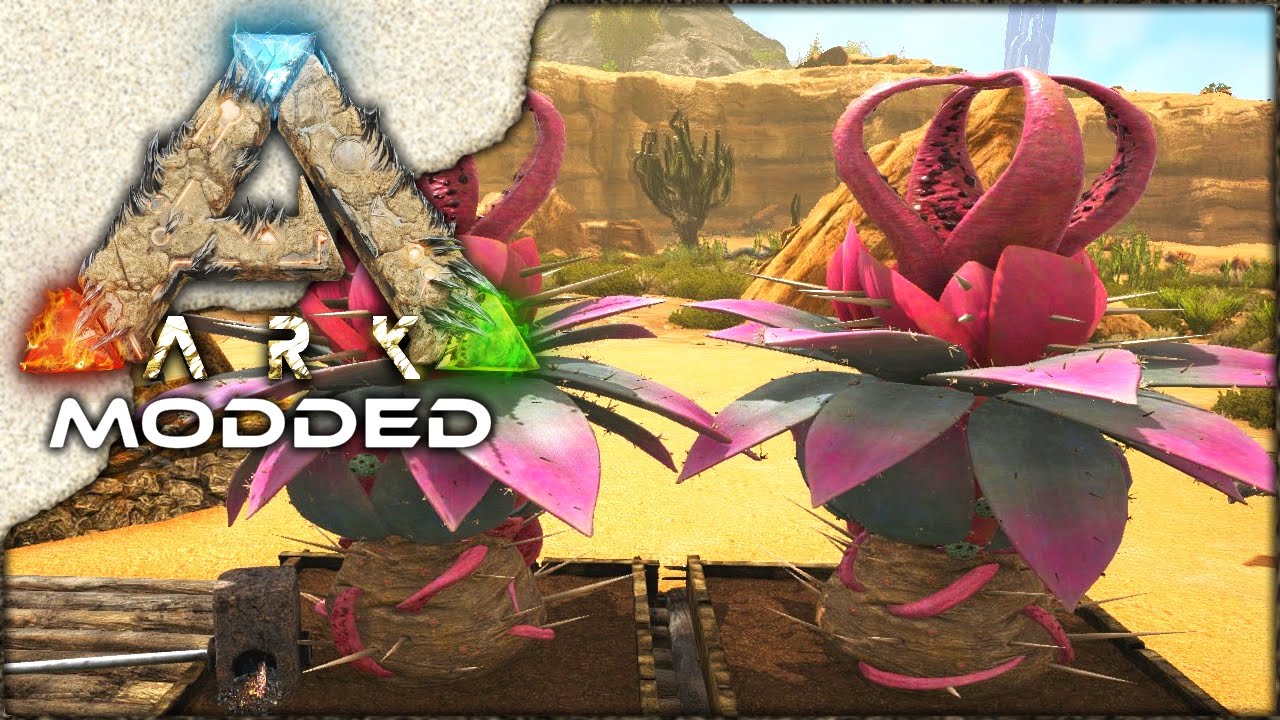 MODDED ARK Scorched Earth Ep 14 Green House & Plant Species Y