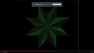Details Green 8 pointed 3D Star Vortex  Python Turtle Graphics (with source code) News