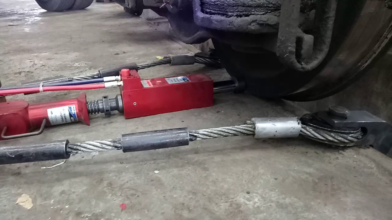 Re-railing equipment - YouTube