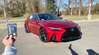 2024 Lexus IS 350 F Sport: Start Up, Exhaust, Test Drive, Walkaround, POV and Review