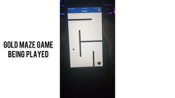 MIT Gold Maze Game