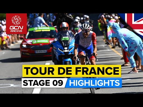 Break Vs Chasers In Thrilling Finale! | Tour De France 2022 Stage 9 Highlights