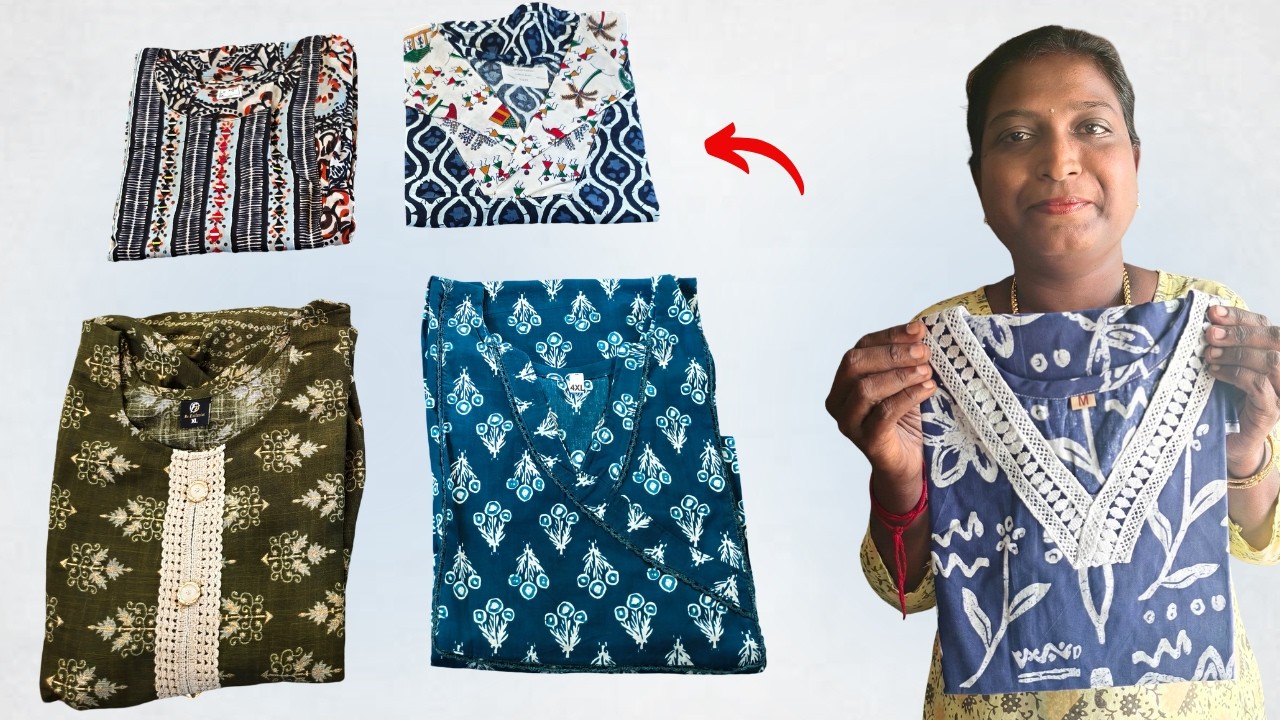 இந்த மாதிரி Kurtis பார்த்திருக்கவே மாட்டீங்க! Tamil Chudithar Designs 2026