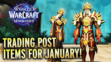 FULL PREVIEW! January Trading Post Items! - World of Warcraft