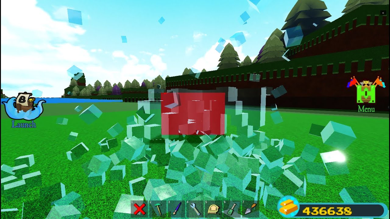 Shattering A Glass Block in Babft - YouTube