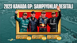 2023 Kanada Gp - Verstappen 41., Red Bull 100. Zaferini Kazandı, Podyumu Şampiyonlar Tamamladı