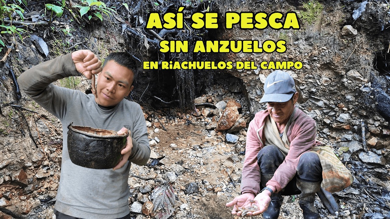 Así se pesca en las selvas tropicales del Cauca, Colombia