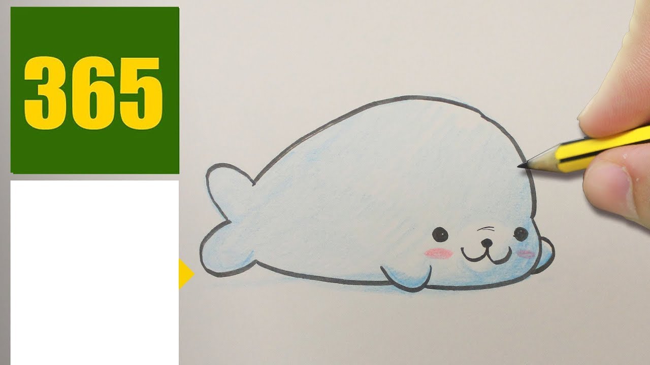 Featured image of post Cute Seal Drawing This tutorial shows the sketching and drawing steps from start to finish