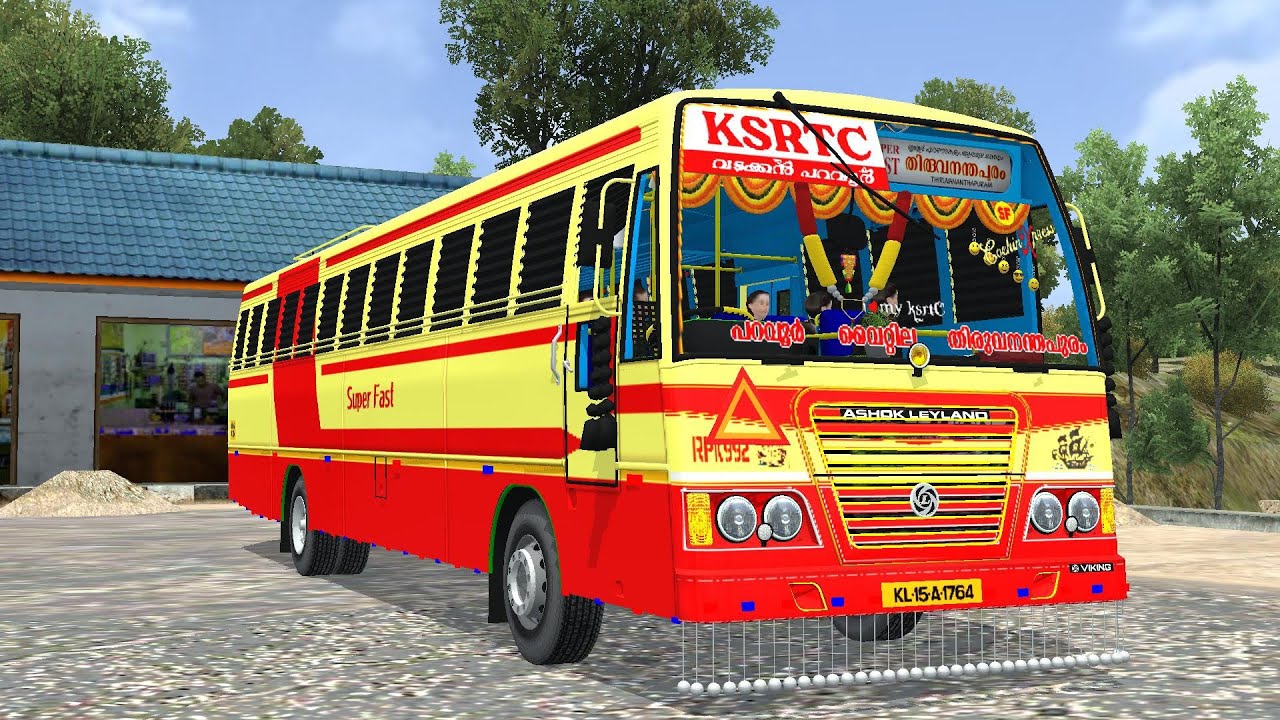 New MODIFIED KSRTC BUS MOD ForBus Simulator Indonesia|Free Mod|New Bus ...