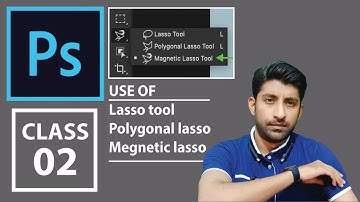 Adobe Photoshop for Beginners - Class 2 | Lasso tool | Polygon Lasso | Magnetic Lasso