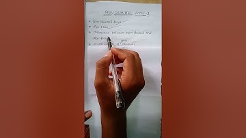 Introduction to open channel flow part-1 civil engineering student