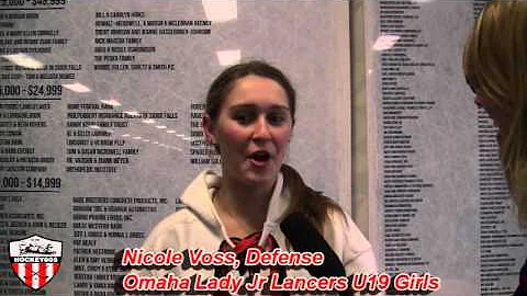 Nicole Voss of @OmahaHockeyClub Lady Jr Lancers 19...