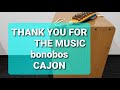 THANK YOU FOR THE MUSIC/bonobos/弾き語り用
