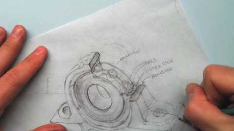4. Orthographic projections part 2: section, dimensioning and labeling