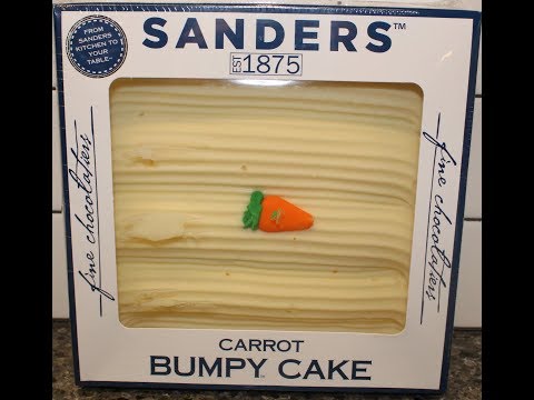 Sanders Bumpy Cake Carrot Cake Review Youtube