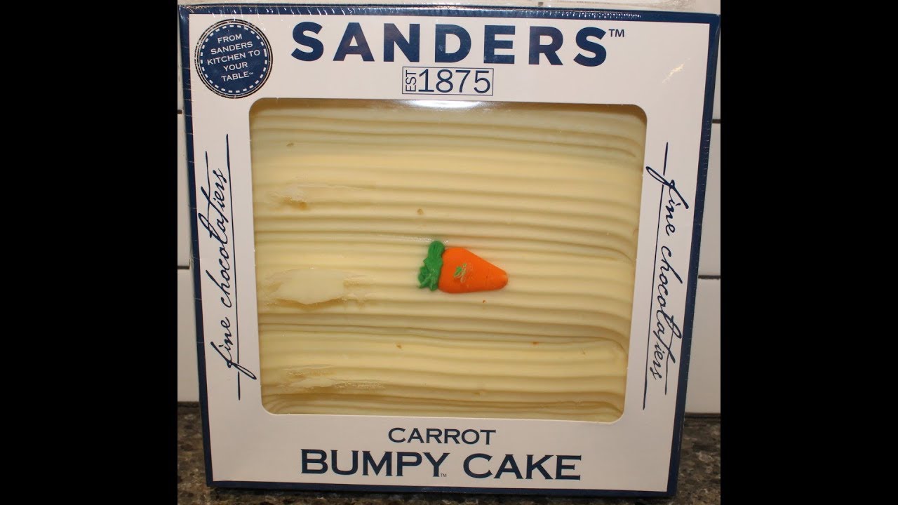Sanders Bumpy Cake Carrot Cake Review Youtube