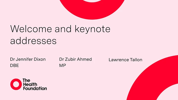 AI in the NHS 2025 - Welcome and keynote address