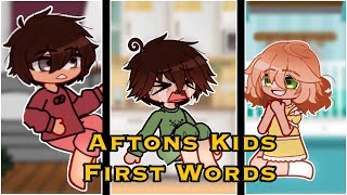 Afton Kids FIRST WORDS! // Past Afton Family // Fnaf // screenshot 3