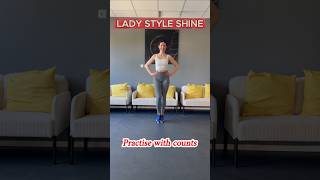 Beginner Salsa On1 Lady Style Shine ✨ #danceshorts #dancetutorial #salsaon1 #salsaladystyle