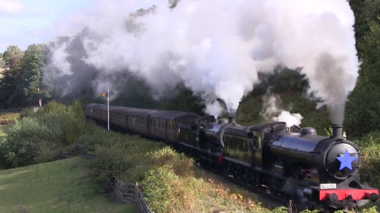 LNER Class J27 No.65894 & Q6 No.63995  southbound at Green End [NYMR 2018]