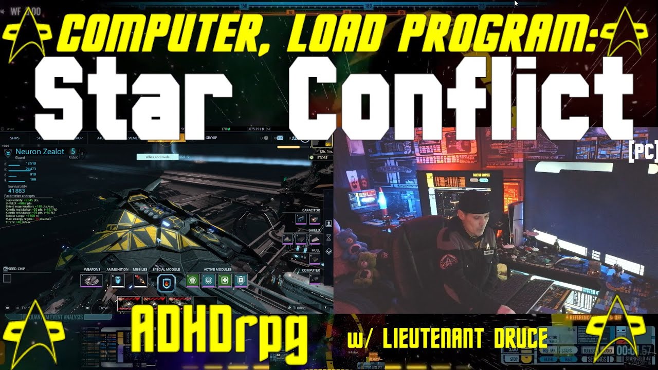 HOLODECK 1 =/\=LCARS +Warp Core[Ambience] Load Program: *Star Conflict ...