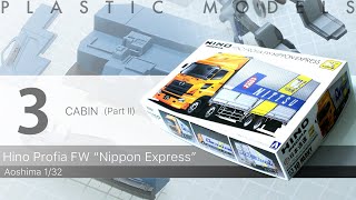 Aoshima 1/32 日野プロフィアFW 日本通運 ペリカン便 製作記 3 Hino Profia FW "Nippon Express" - 青22号