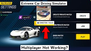 Multiplayer Not Working? in Extreme Car Driving Simulator 2023 - New Update v6.80.0 screenshot 4