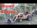 Terramite Backhoe, Will It Run? bought with a busted engine.