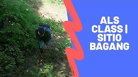 Life of an Alternative Learning System Mobile Teacher | Sitio Bagang CLC