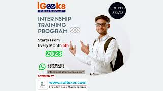 i geeks | internship training program for Engineering students.