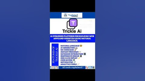"Trickle AI: Build AI-Powered Apps with Ease! 🌟"