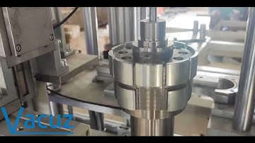 Vacuz Automatic BLDC Brushless Drone Motor Stator Rotor Magnet Steel Inserting Assembly Machine