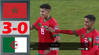 Morocco vs Algeria Highlights | Africa Cup of Nations U17 - AFCONU17 2023 QF | 5.10.2023