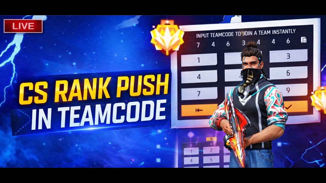 🔴 LIVE Free Fire MAX : CS Rank Push 🔥 - YouTube