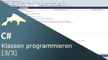 Klassen programmieren - C# [3/3]