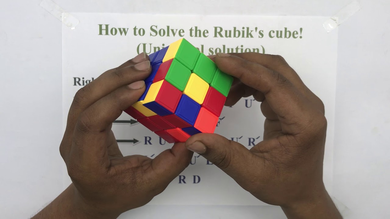 How To Solve Rubik s Cube Easiest Way YouTube How To Solve Rubik s Cube Easiest Way YouTube
