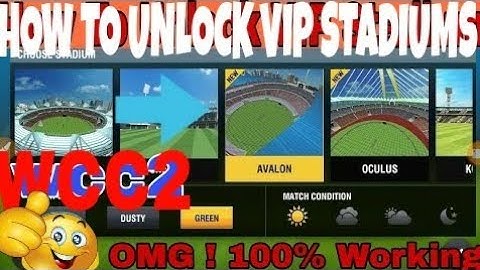 HOW TO UNLOCK VIP PACK/STADIUMS WCC2  //100% WORKING