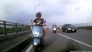 Cycliq Fly6 - Scooter Crash