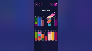 Get Color Level 1818 #colorgames #watersortpuzzle #watersort