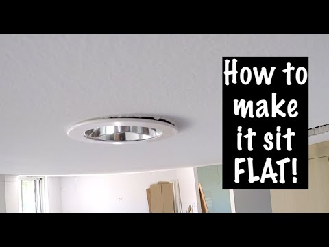 Why Your Potlight Won T Sit Flush You - Downlights Won T Stay In Ceiling