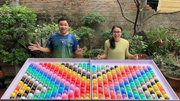 Puzzle sorting ball game challenging game board 13x13 vs 14x14